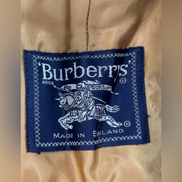 Vintage Burberry’s Trench Coat w/ Wool Lining - Size 6 Long - Picture 13 of 16